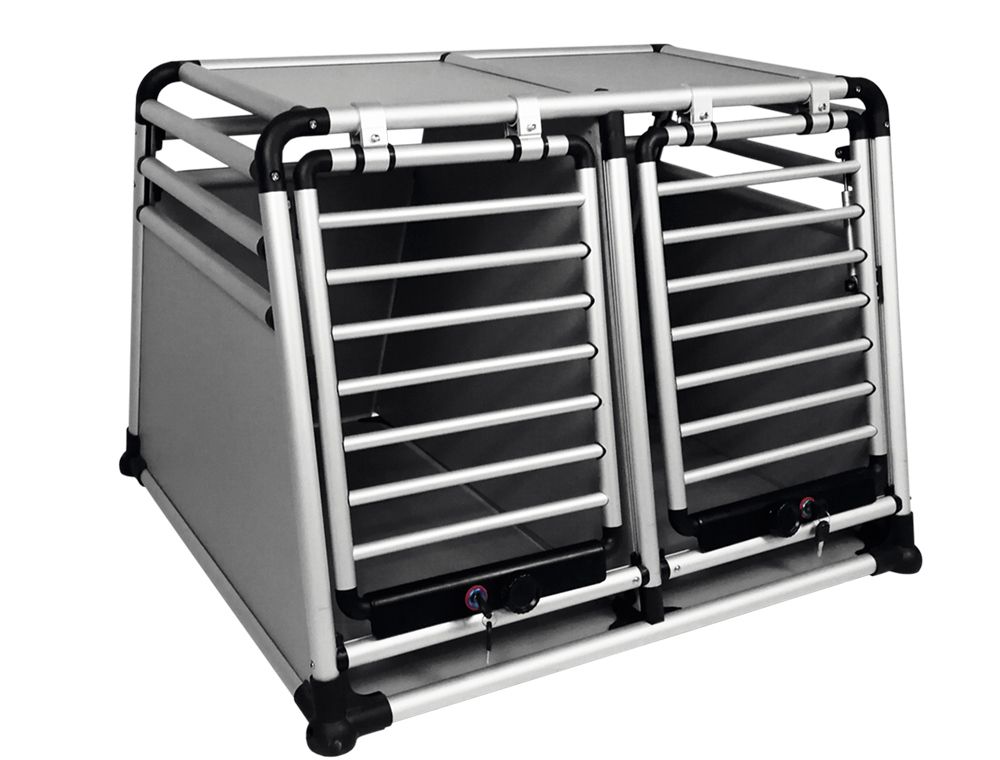 Duo Aluminium Autobox |  Länge 83.5 cm Breite 96.5 cm Höhe 68.5 cm