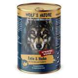 Wolf´s Nature ® Ente & Huhn mit Zucchini und Cranberry 400 g | Nassfutter Mypuppystore