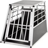 Aluminium Hundetransportbox - MDF - Schwarz - 69 x 54 x 50cm - Mypuppystore #