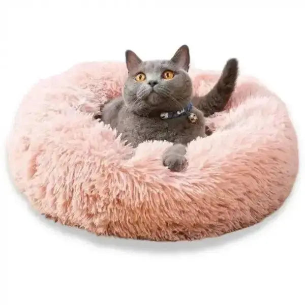 flauschiges Fluffy Donat Hundebett & Katzenbett - Mypuppystore #