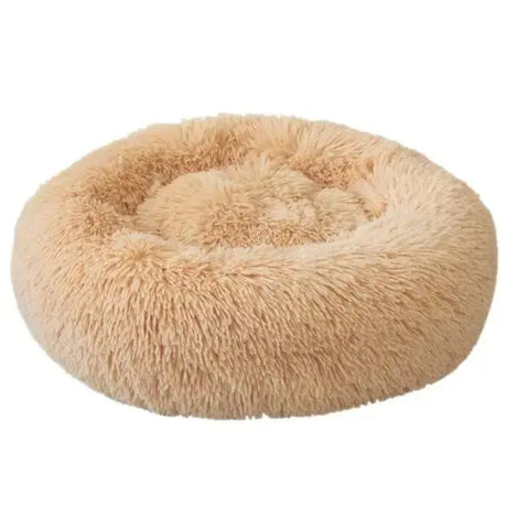 Fluffy Line | Flauschiges Hundebett - Creme - Mypuppystore #