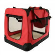 Hundetransportbox faltbar rot - Mypuppystore #