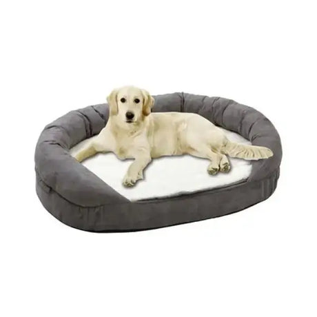 Orthopädisches Hundebett | 100 x 65 x 24 cm - Grau - Mypuppystore #