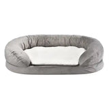 Orthopädisches Hundebett | 100 x 65 x 24 cm - Grau - Mypuppystore #