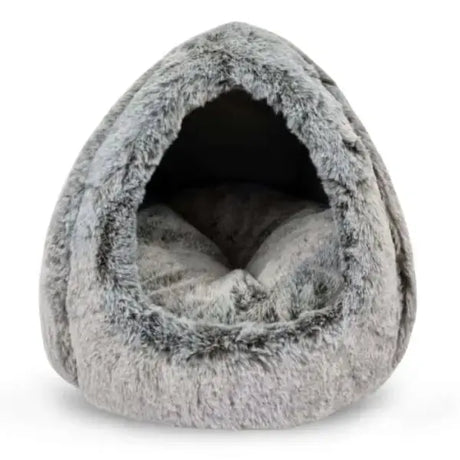 Topmast Snoozie – Superweiches Katzenbett – grau – 33 x 26 cm - Mypuppystore #